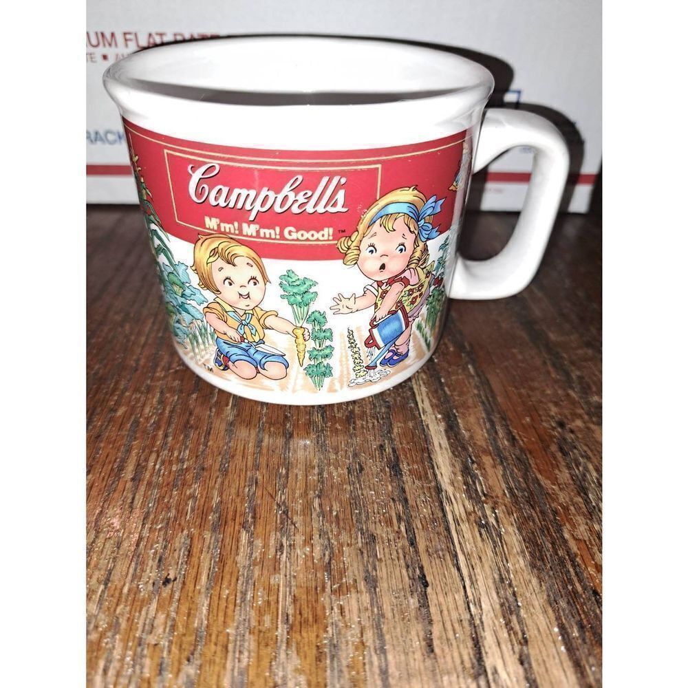 Vintage 1999 Westwood Campbells Soup Mug Coffee Cup Soup Collectible